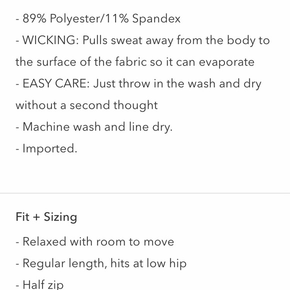 Athleta Polartec Half Zip Sweatshirt - Picture 3 of 8